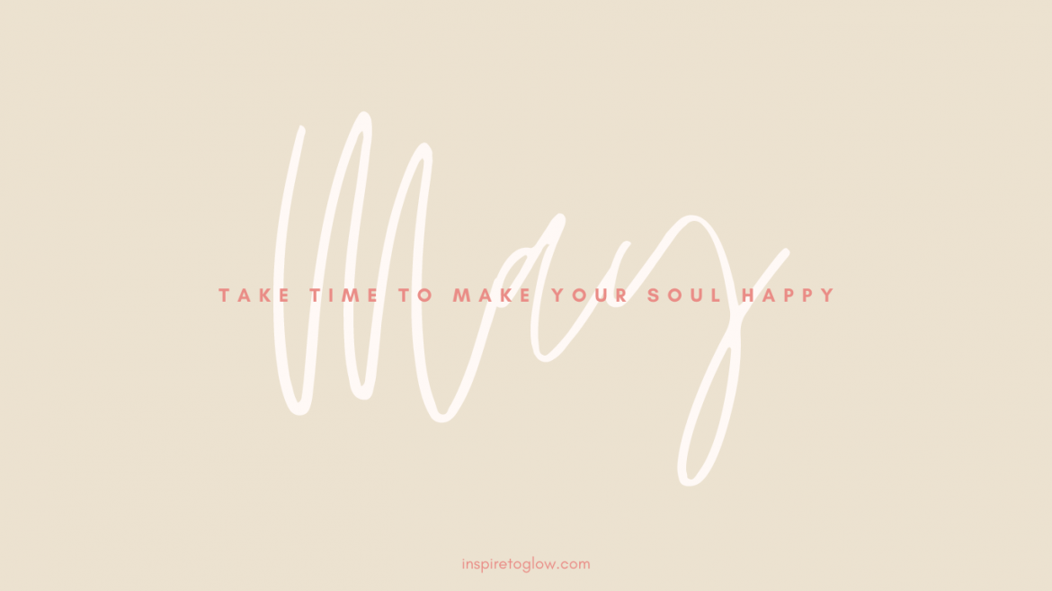 May Free Tech Background Wallpaper - Positive Quote: Take time to make your sould happy