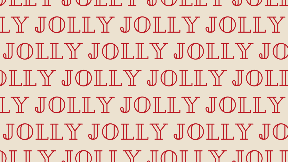 December 2021 Desktop Wallpaper - Jolly Quote Typography Red