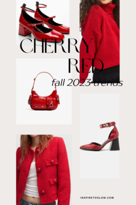 Fall 2023 Trends I'm actually buying - Wardrobe Upgrade - Cherry Red