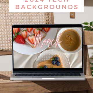 Free, downloadable April 2024 Tech Backgrounds