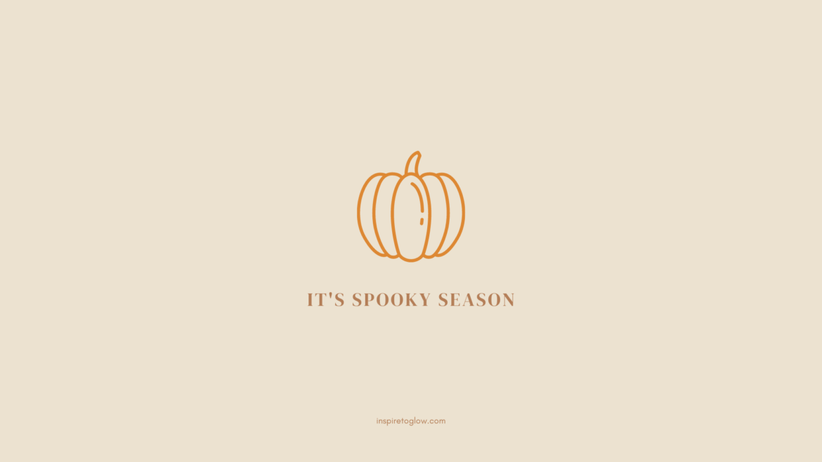 October 2024 Desktop Wallpaper - Pretty Desktop Background - Autumn Fall Vibes - Spooky Season - Halloween inspired wallpaper